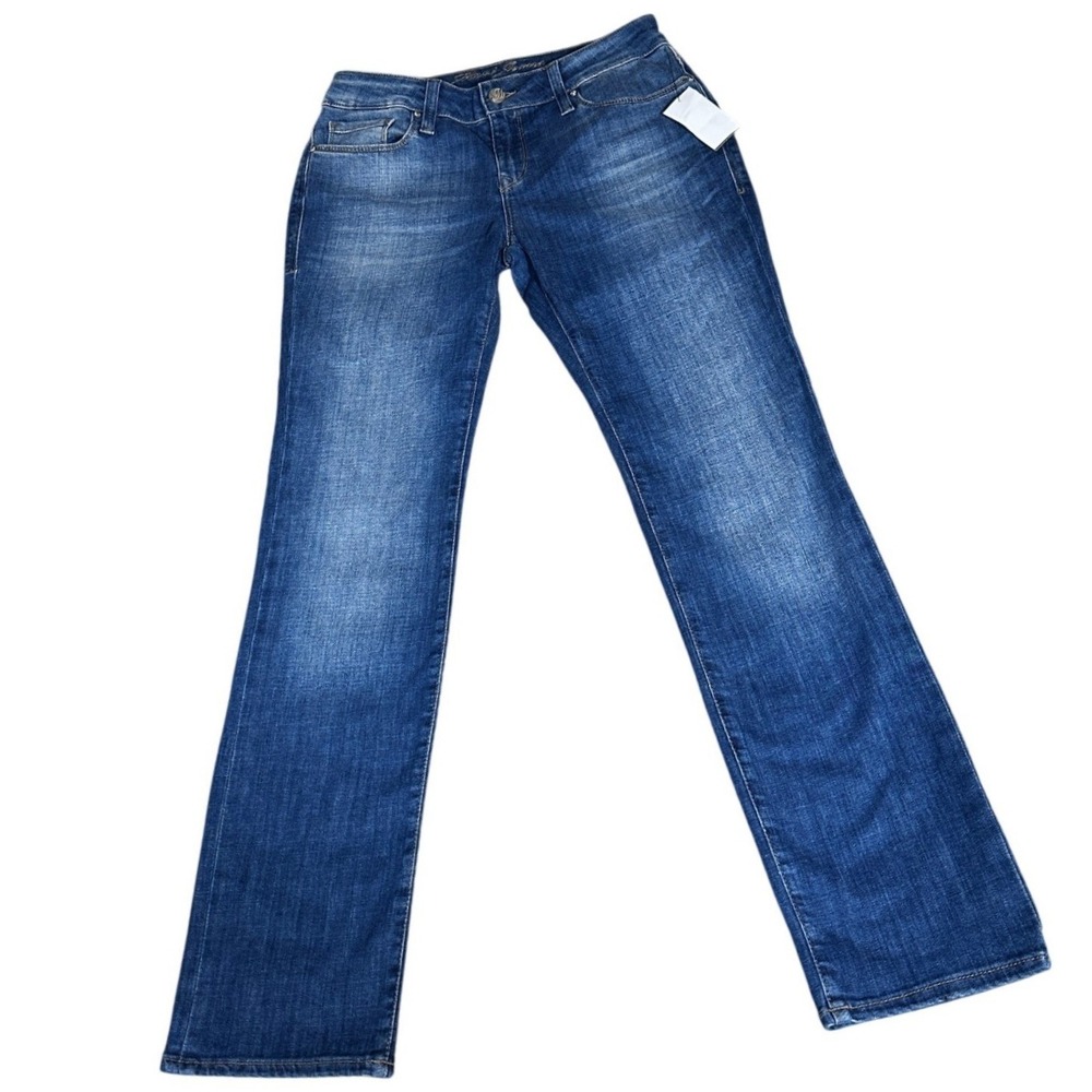 NWT Mavi Kerry Straight Leg Jeans Womens 27/30 Blue Mid-Rise Denim Normcore